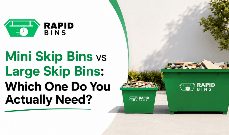 Mini Skip Bins vs Large Skip Bins: Which One Do You Actually Need?