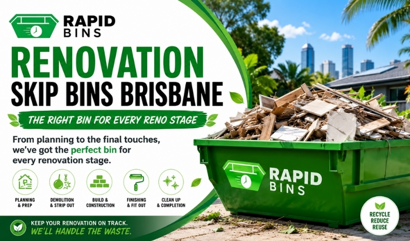 Renovation Skip Bins Brisbane: The Right Bin for Every Reno Stage